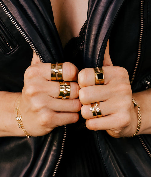 Bague Paola (Acier doré)