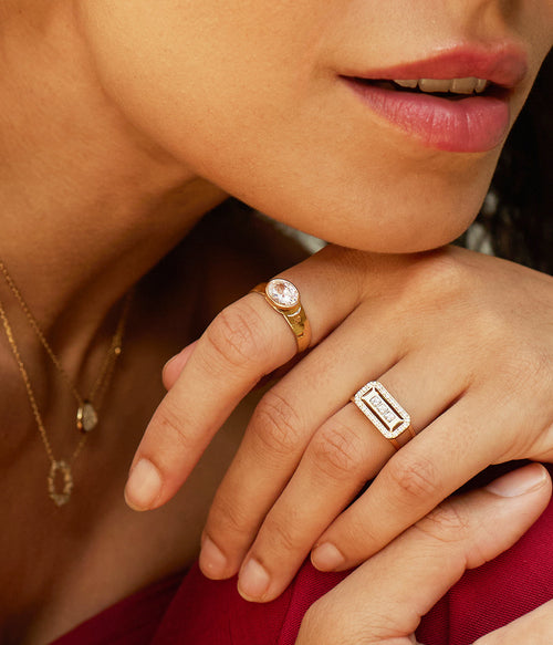 Bague Ornella (Acier doré)