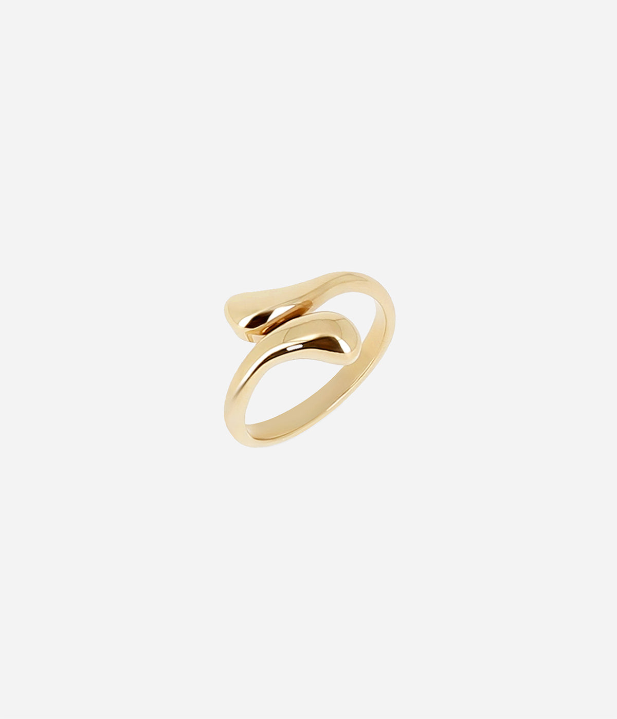 Bague Daruma (Acier doré)