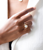 Bague Hana (Acier doré)