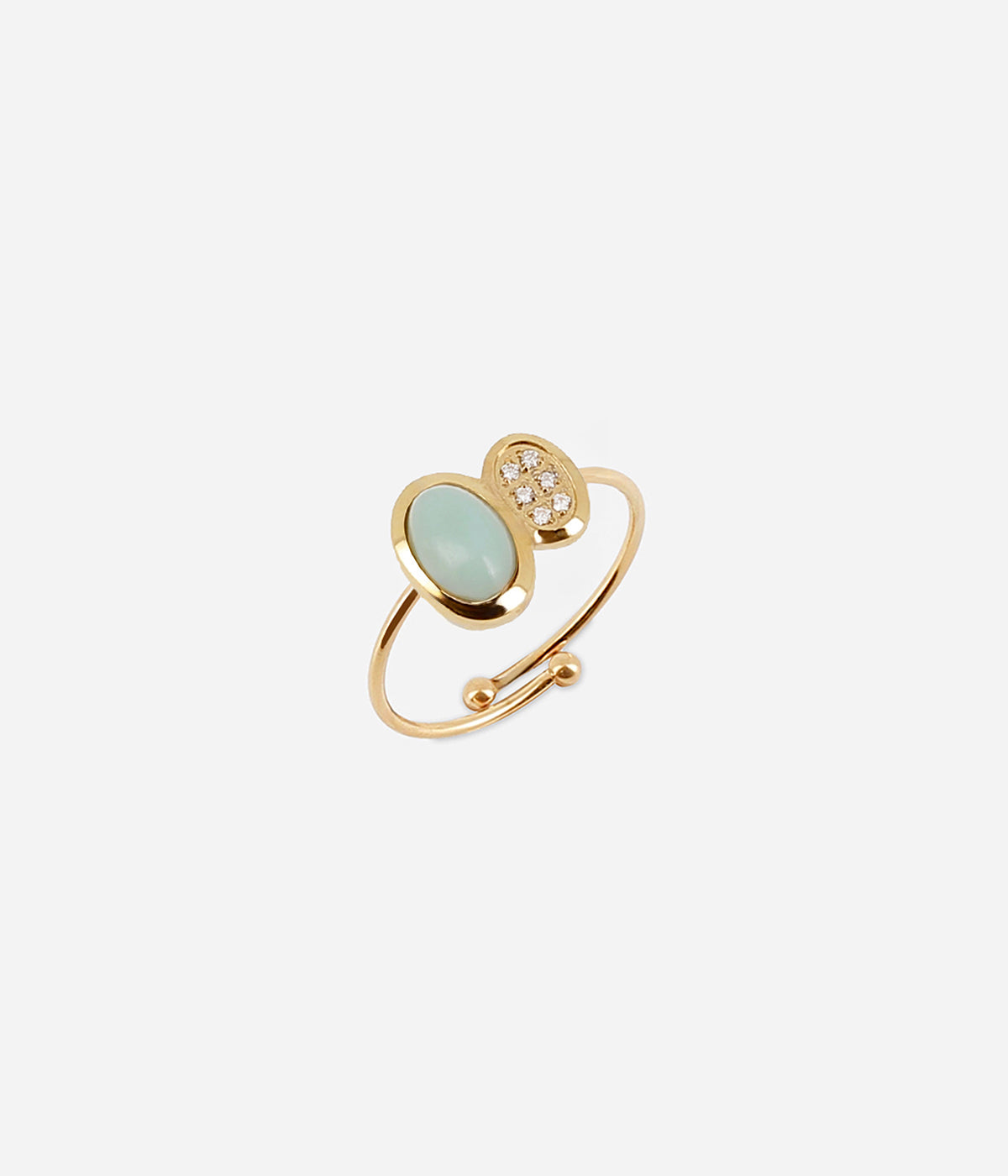 Bague Nicolosi (Acier doré)