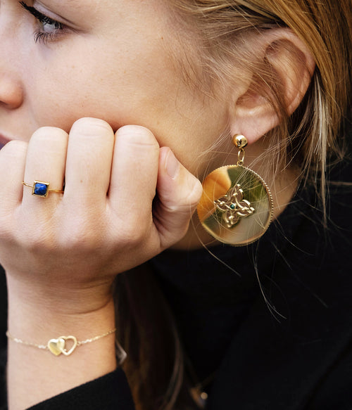 Bague Ruy (Acier doré)