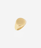 Bague Sceau (Acier doré)