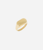 Bague Serment (Acier doré)