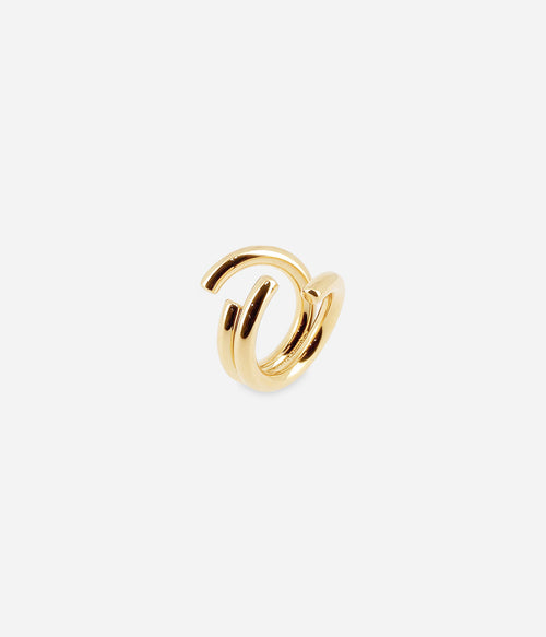 Bague Nita (Acier doré)