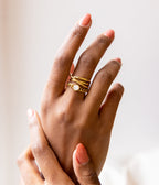 Bague Brunella (Acier doré)