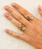 Bague Vibi (Acier doré)