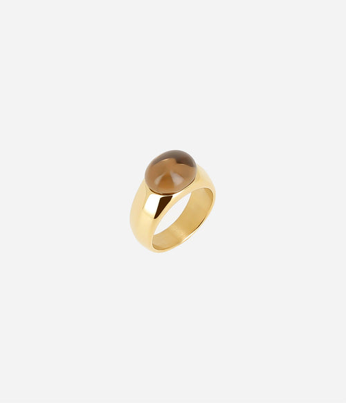 Bague Zirena (Acier doré)