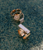 Bague Barrette (Acier doré)