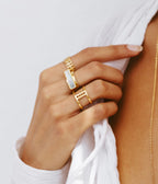 Bague Barrette (Acier)