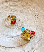 Bague Lina (Acier doré)