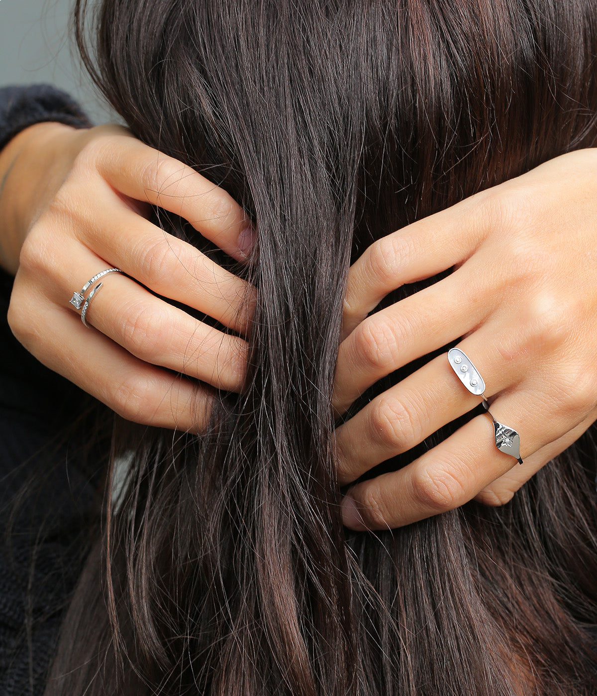 Bague Ojos (Acier)
