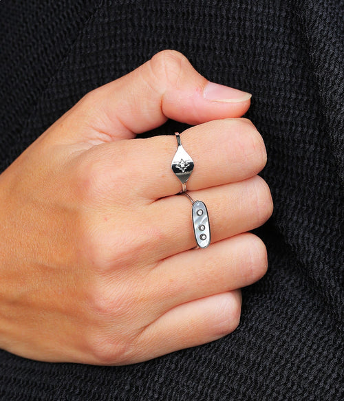 Bague Ojos (Acier)