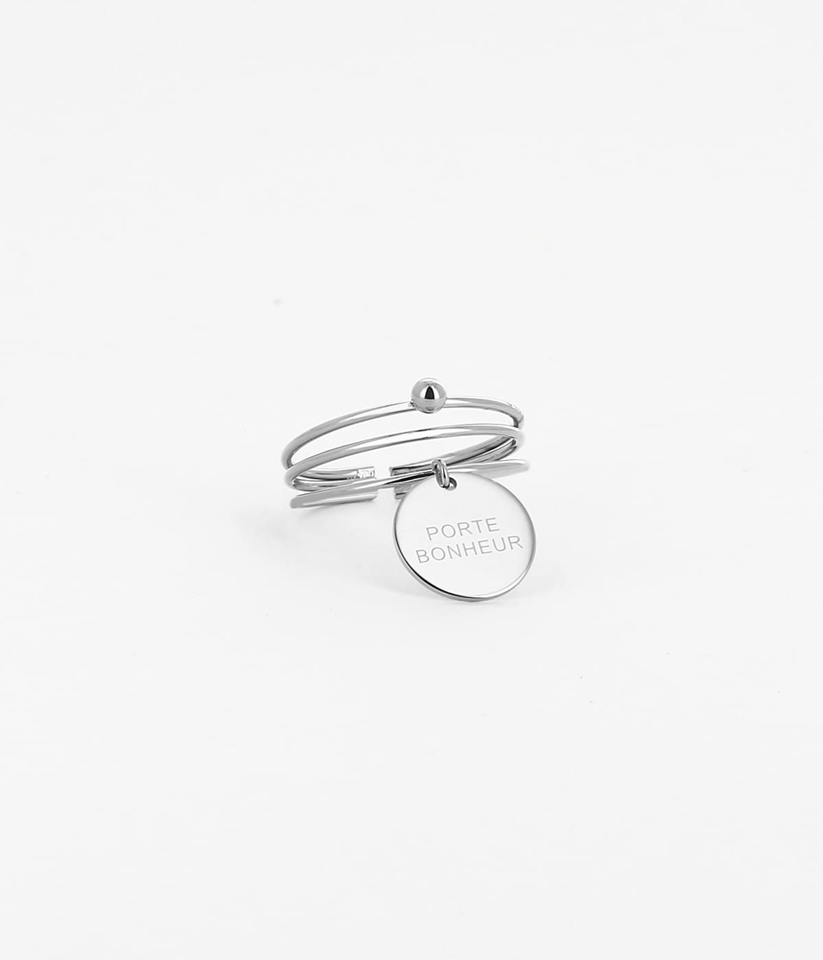 Bague Porte bonheur (Acier)