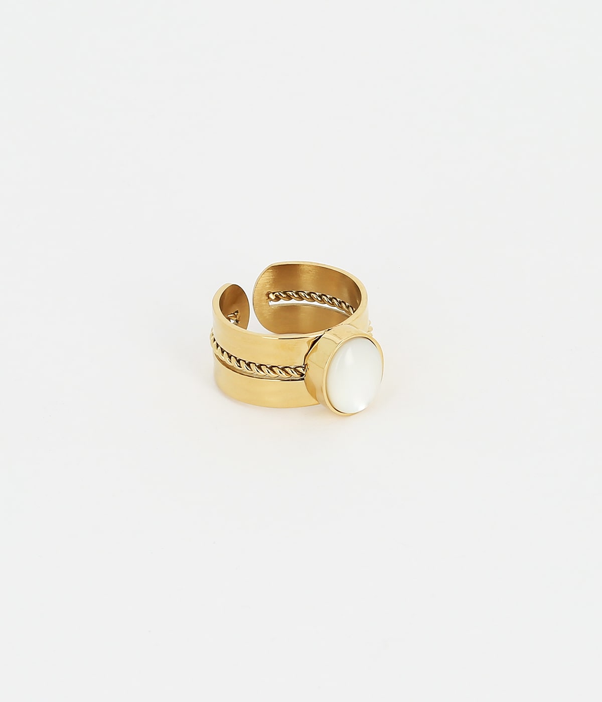 Bague Roxana (Acier doré)