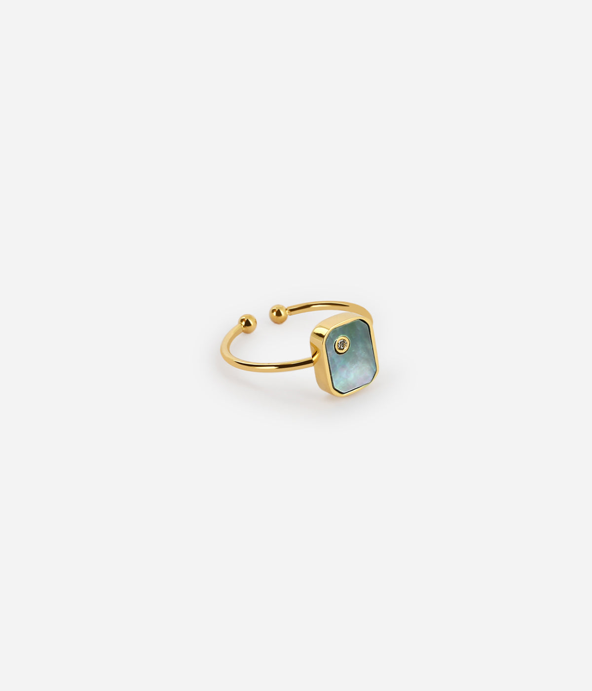 Bague Sami (Acier doré)