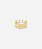 Bague Sasta (Acier doré)