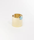 Bague Théa (Acier doré)