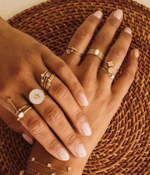 Bague Trancoso (Acier doré)