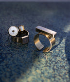 Bague Zoom (Acier doré)