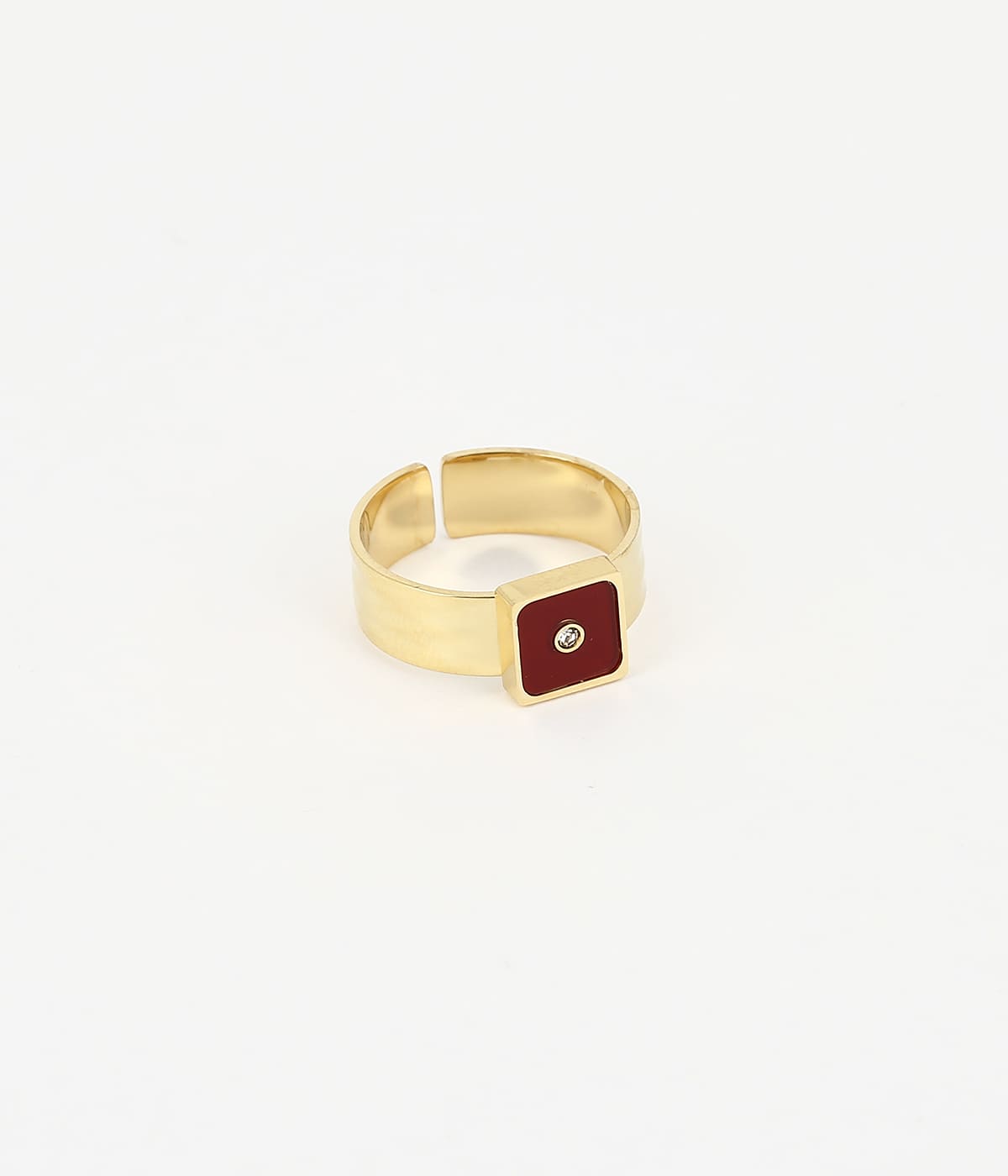 Bague Zoom (Acier doré)