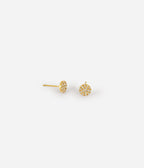 Boucles d'oreilles Carita (Acier doré)