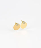 Boucles d'oreilles Carita (Acier doré)