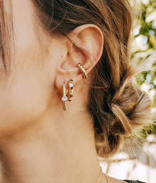 Boucles d'oreilles Cassy (Acier)