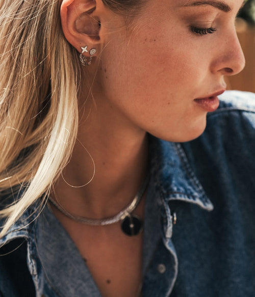 Boucles d'oreilles Choupette (Acier)