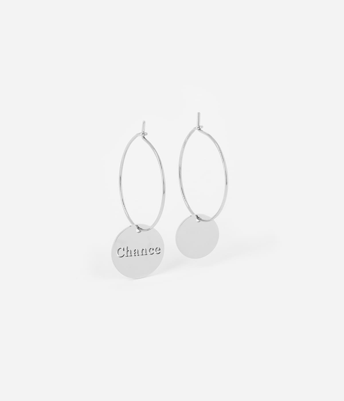 Boucles d'oreilles Gwenn (Acier)