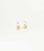 Boucles d'oreilles Hope & Zen (Acier doré)