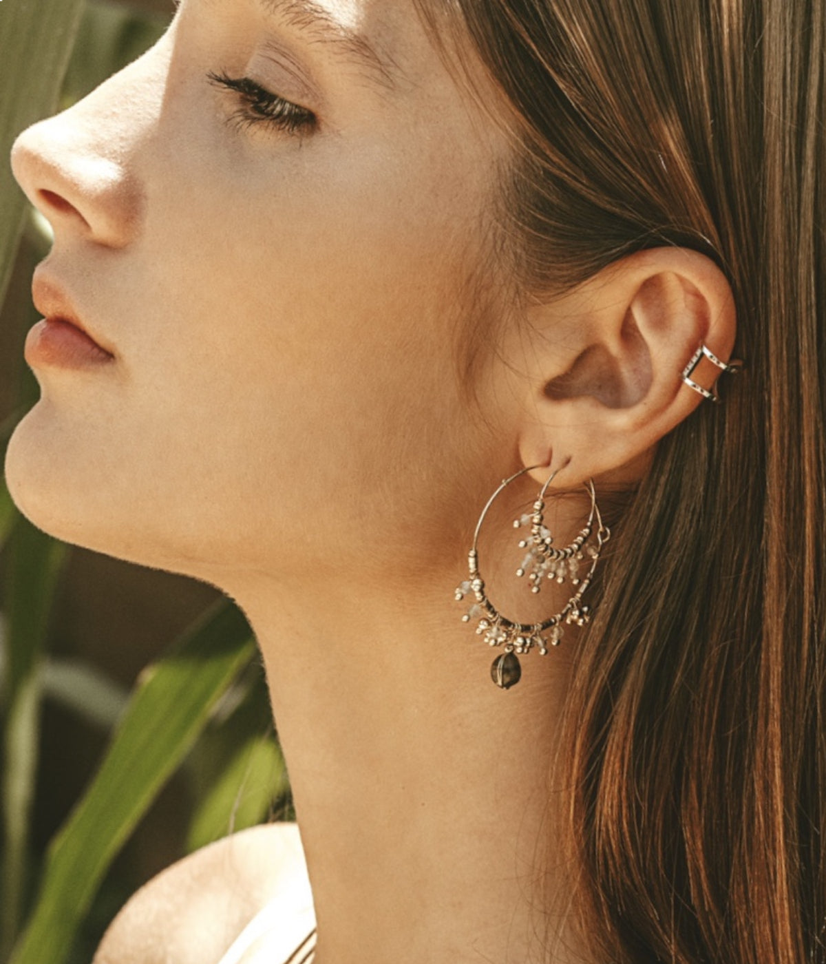 Boucles d'oreilles Incas (Acier doré)