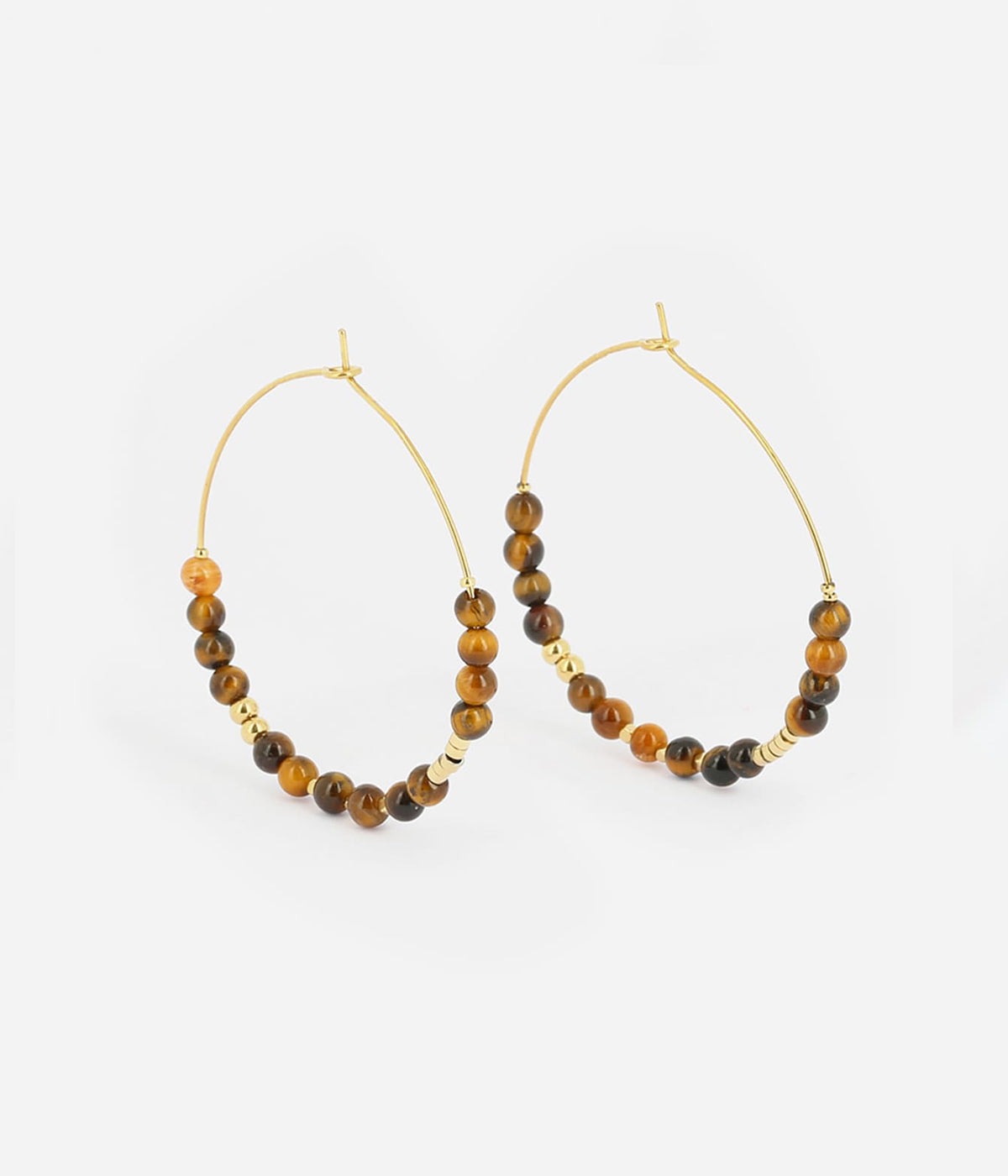 Boucles d'oreilles Jessi (Acier doré)