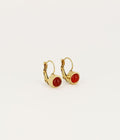 Boucles d'oreilles Lima (Acier doré)