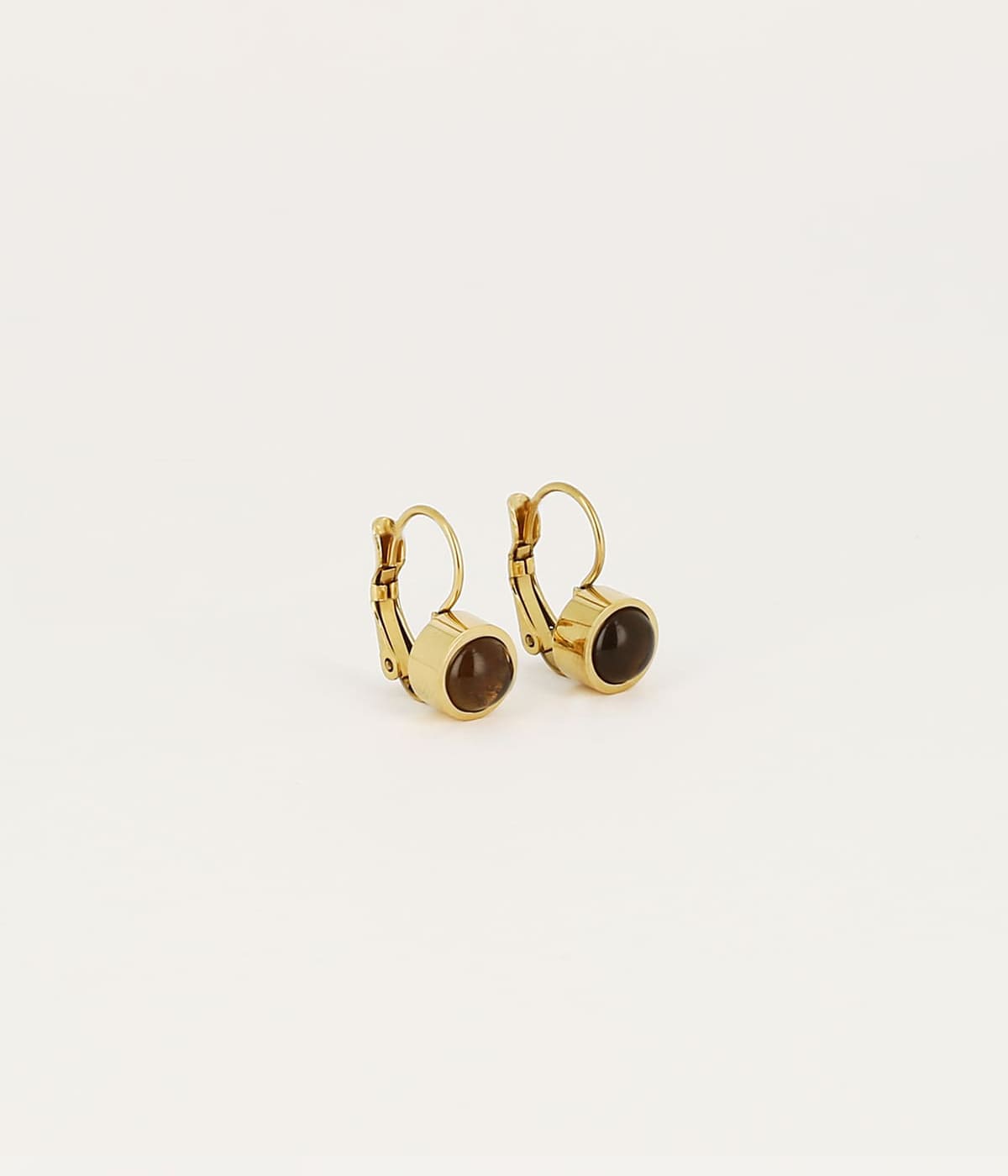 Boucles d'oreilles Lima (Acier doré)