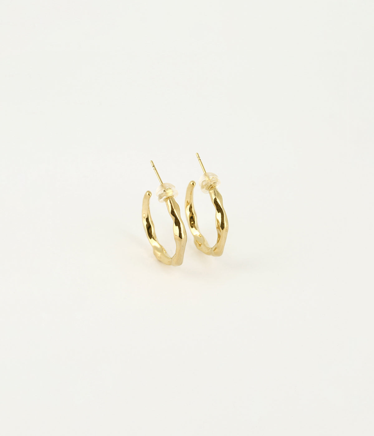 Boucles d'oreilles Lumi (Acier doré)