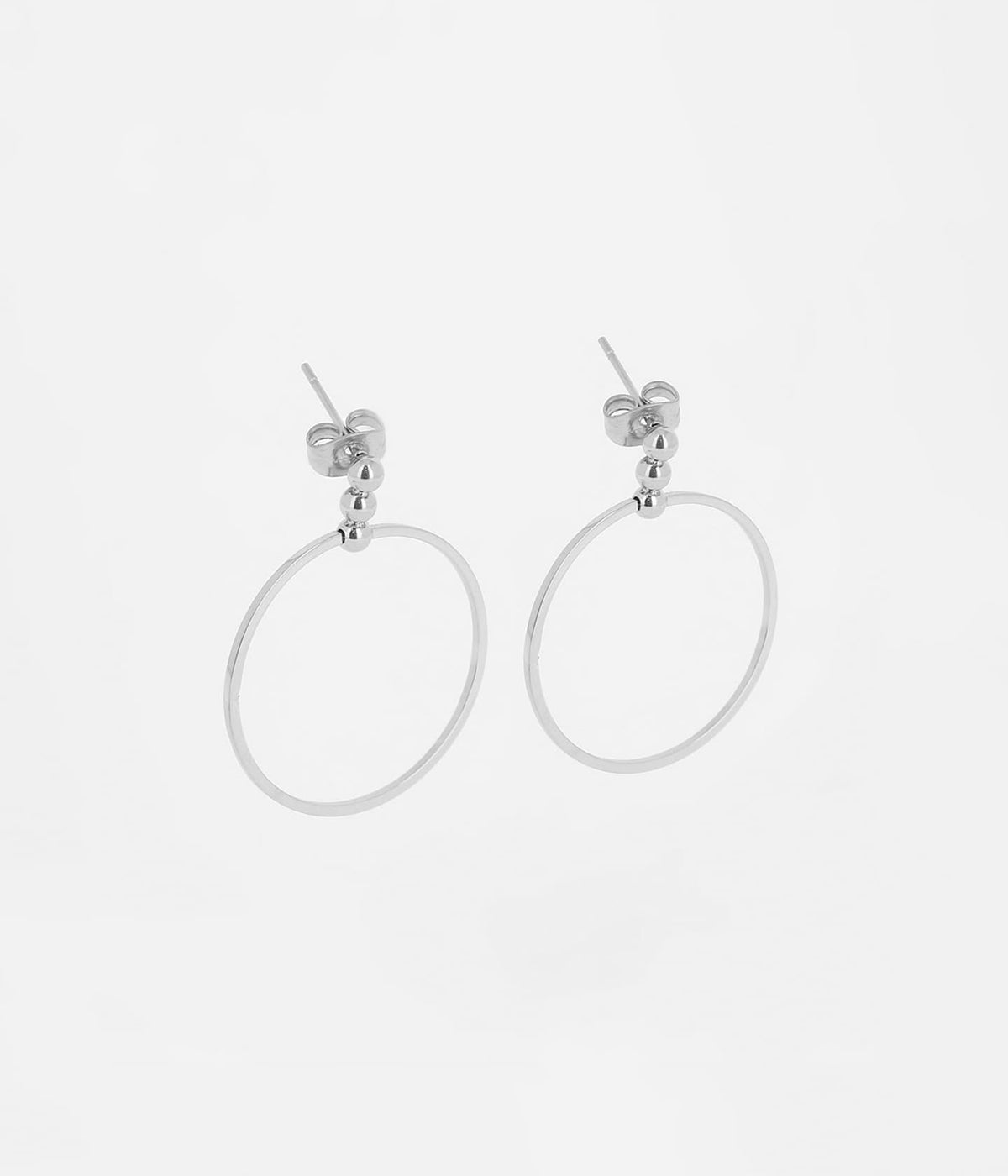 Boucles d'oreilles Mini Honoré (Acier)