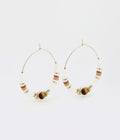 Boucles d'oreilles Muccia  (Acier doré)