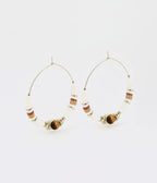 Boucles d'oreilles Muccia  (Acier doré)
