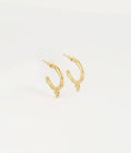 Boucles d'oreilles Neela (Acier doré)