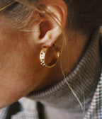 Boucles d'oreilles Sheila (Acier)