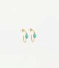 Boucles d'oreilles Trina (Acier doré)