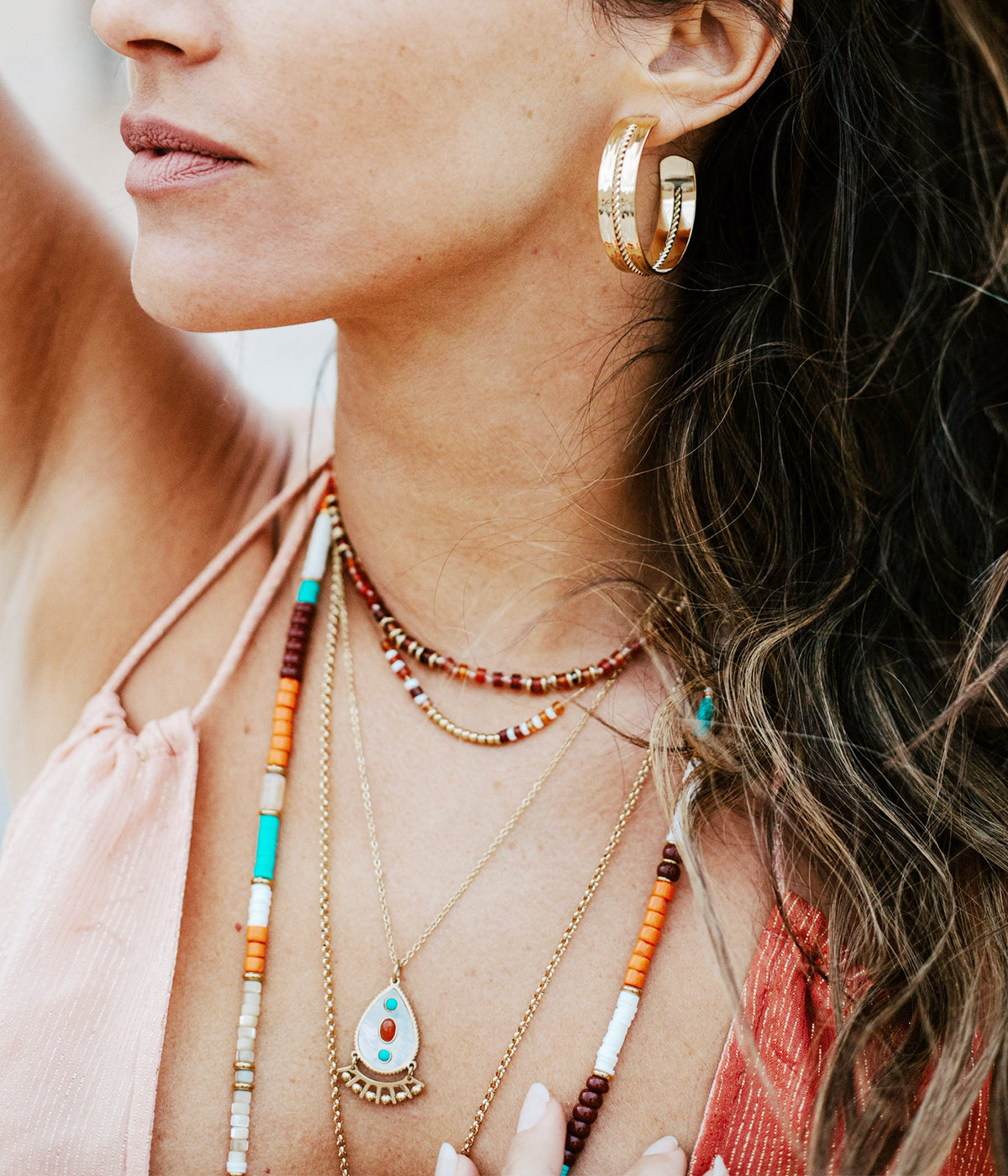 Collier Liwana (Acier doré)