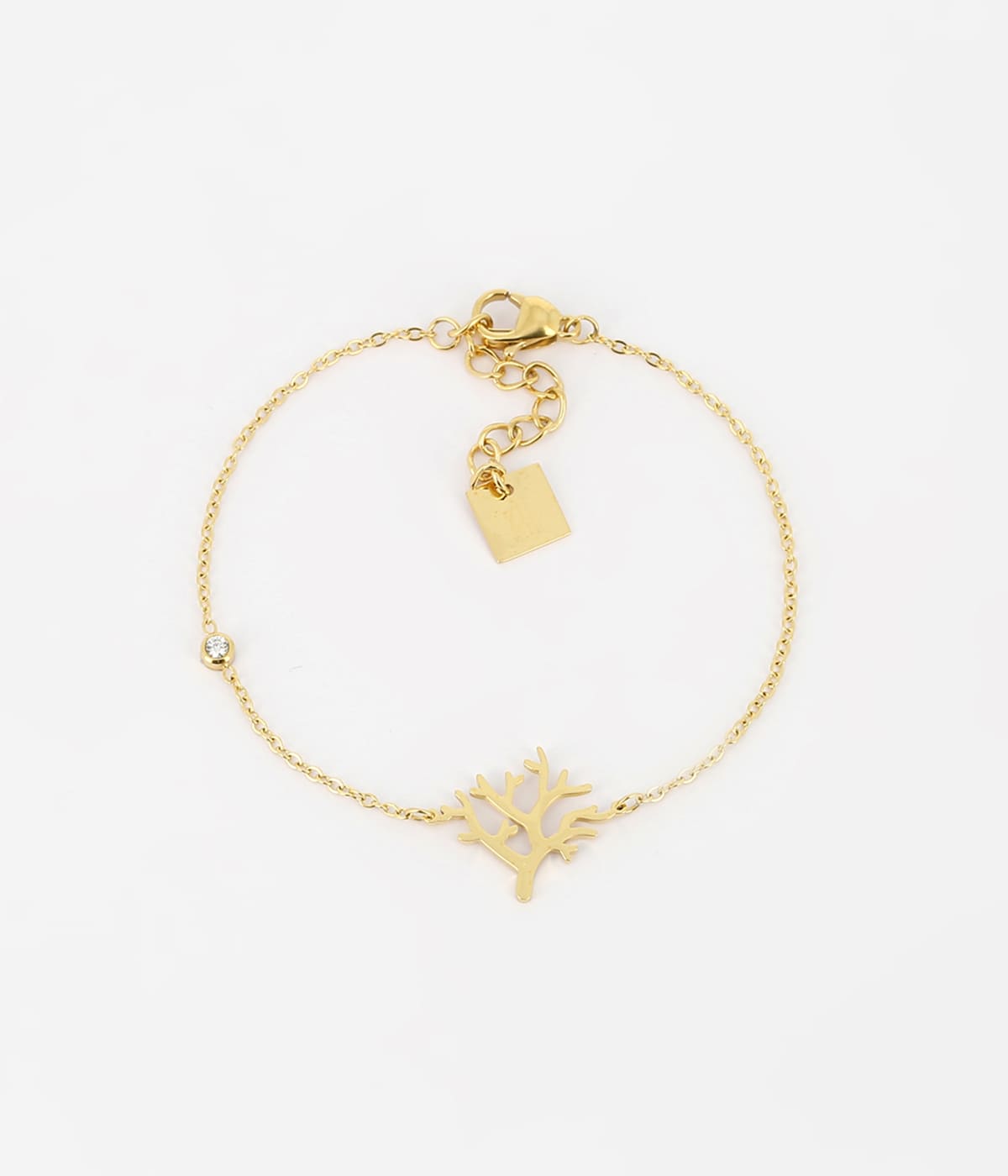 Bracelet Arbol (Acier doré)