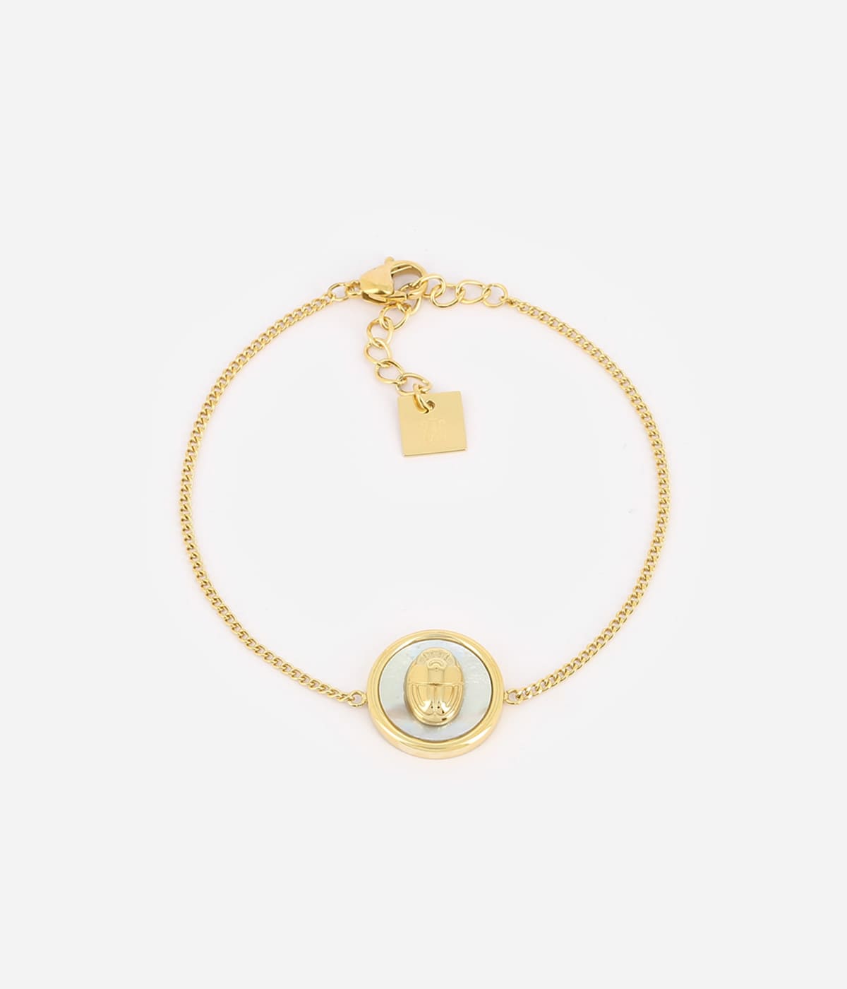 Bracelet Atoum (Acier doré)