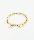 Bracelet Charm Zen (Acier doré)