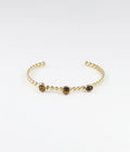 Bracelet Jonc Tresse (Acier doré)
