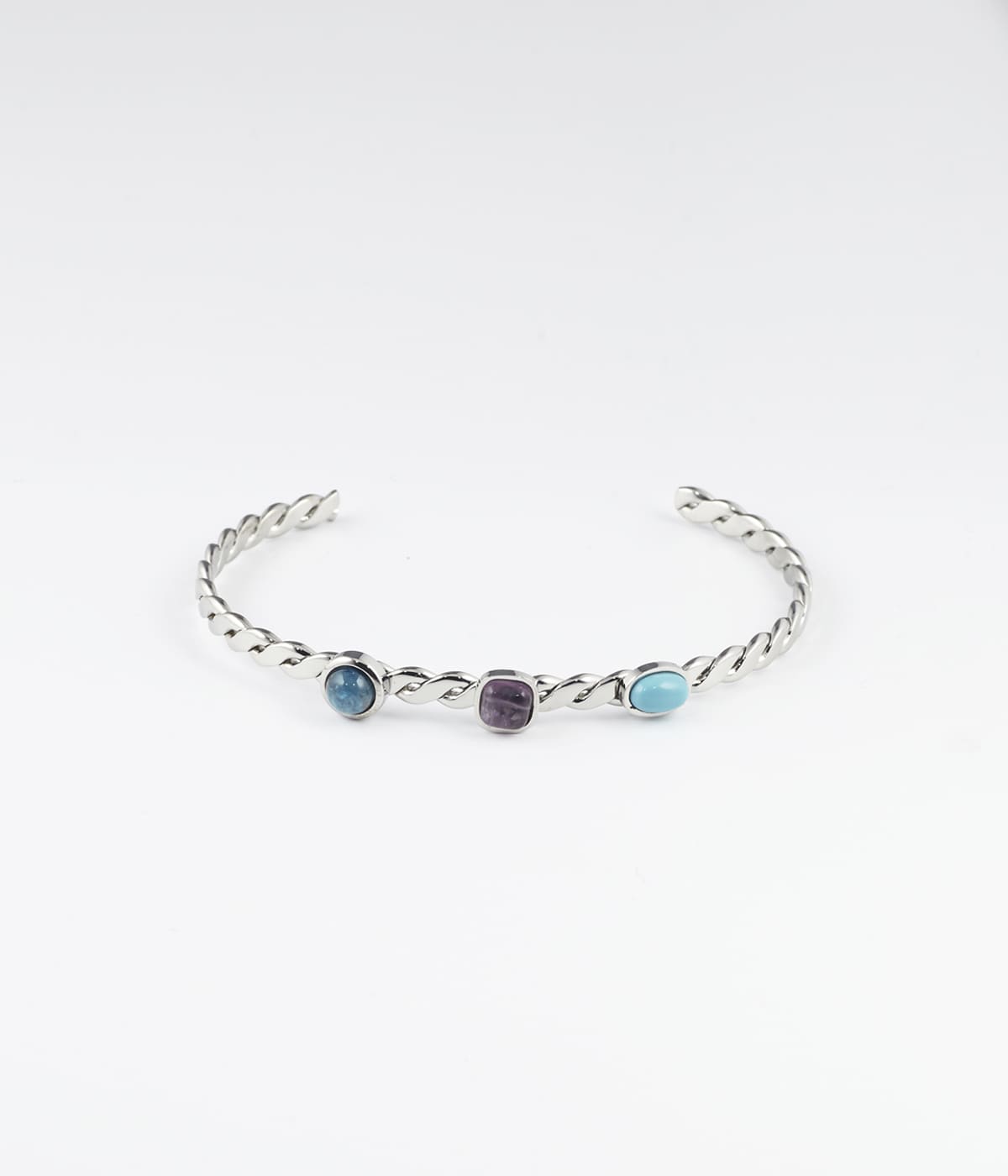 Bracelet Jonc Tresse (Acier)