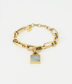 Bracelet Tram (Acier doré)