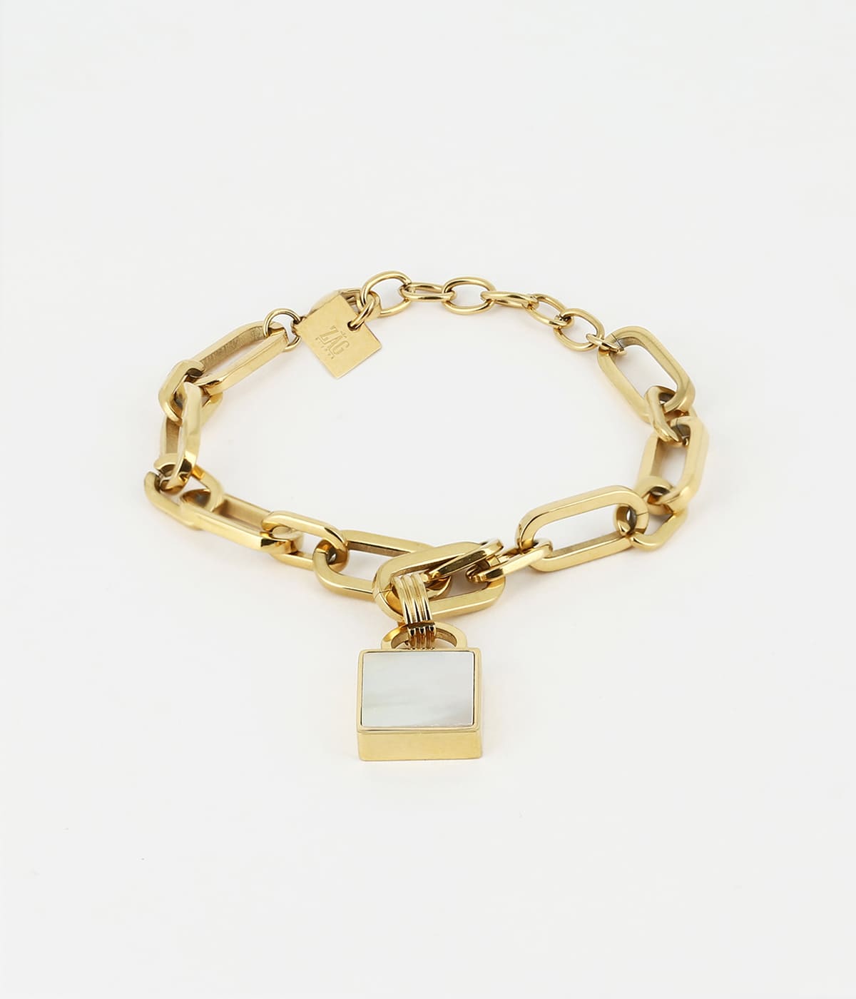 Bracelet Tram (Acier doré)